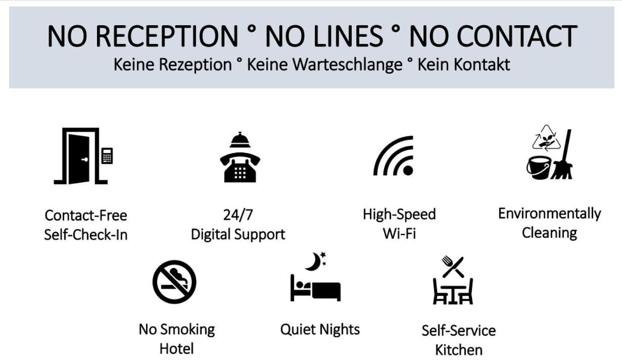 Max Hotel Duesseldorf Self-Check-In Eksteriør bilde
